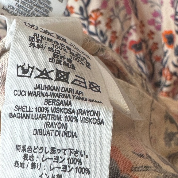 NWT Cath Kidston Frill Paper Pansies Floral Leopard Contrast Midi Dress 6 US 2 - Picture 15 of 16